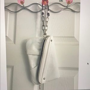 Brand new white wristlet